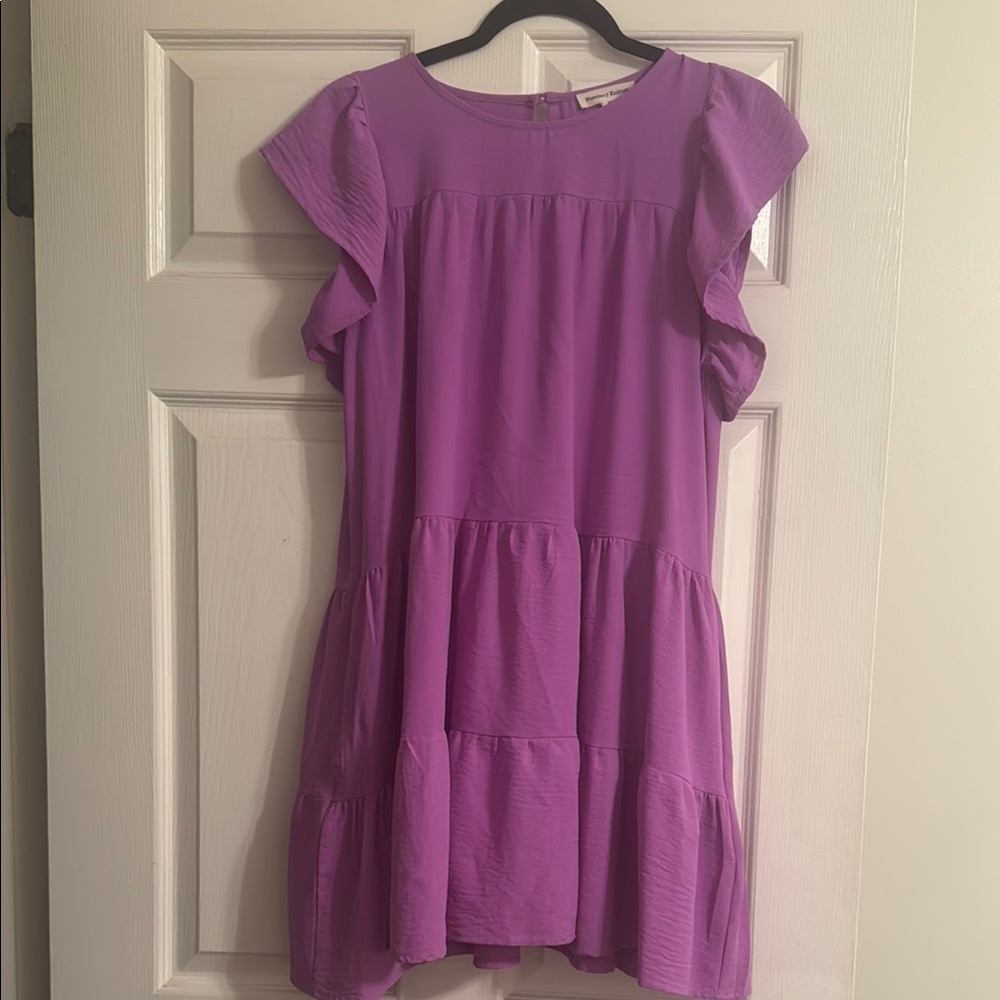 Purple Mini Dress by Newbury Kustom size Medium